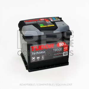 TUDOR TECHNICA 50AH STARTER BATTERY 207x175x190