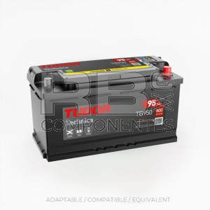 TUDOR TECHNICA 95AH STARTING BATTERY 353x175x190