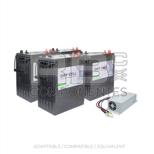 BATTERY KIT 4X RB052005.DIS + CHARGER RB001003.V4