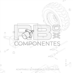 HYDRAULIC DIRECTION MOTOR COMPATIBLE GE 51520