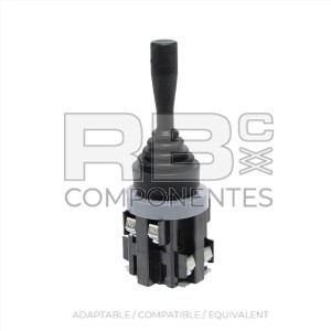 JOYSTICK 2 AXEL WITH RETURN LONG LEAVER 4N.O. 6A-250V