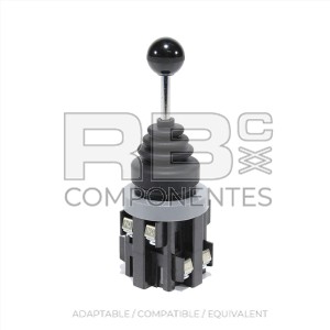 JOYSTICK 2 AXEL WITH RETURN ROUND LEAVER 4N.O. 6A-250V