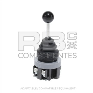 JOYSTICK 1 AXEL WITH RETURN ROUND LEAVER 2N.O. 6A-250V