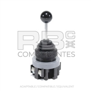 JOYSTICK 1 AXEL FIXED ROUND LEAVER 2N.O. 6A-250V