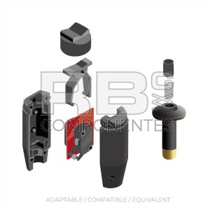 COMPLETE HANDLES KIT WITH SLIDE LOCK